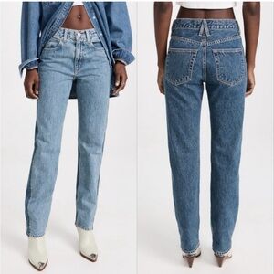 NWT SVLRLAKE Re-work Panel London Great Divide Jeans Size 28